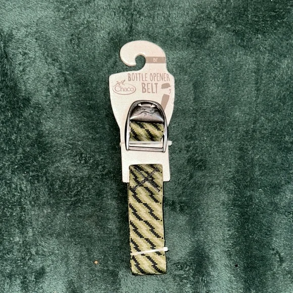 Chaco Accessories Chaco Bottle Opener Belt Static Avocado